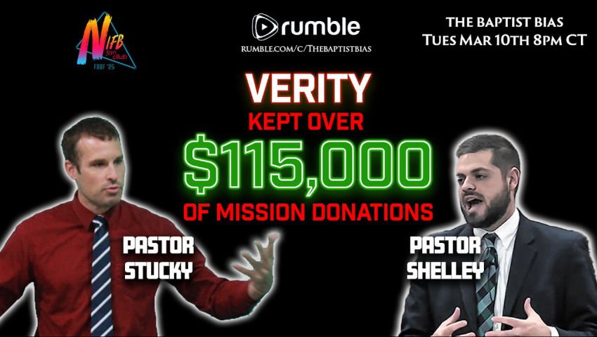 Verity Baptist Church kept over $115k of Mission funds from Manila - featuring Pastor Matthew Stucky episode artwork